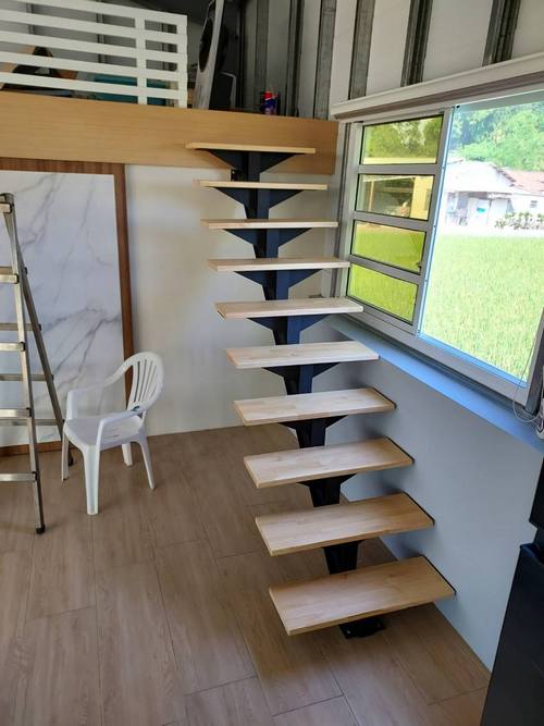 溪口資材室砌磚工程、泥作工程、地磚施工