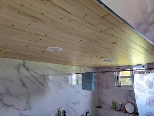 溪口資材室砌磚工程、泥作工程、地磚施工