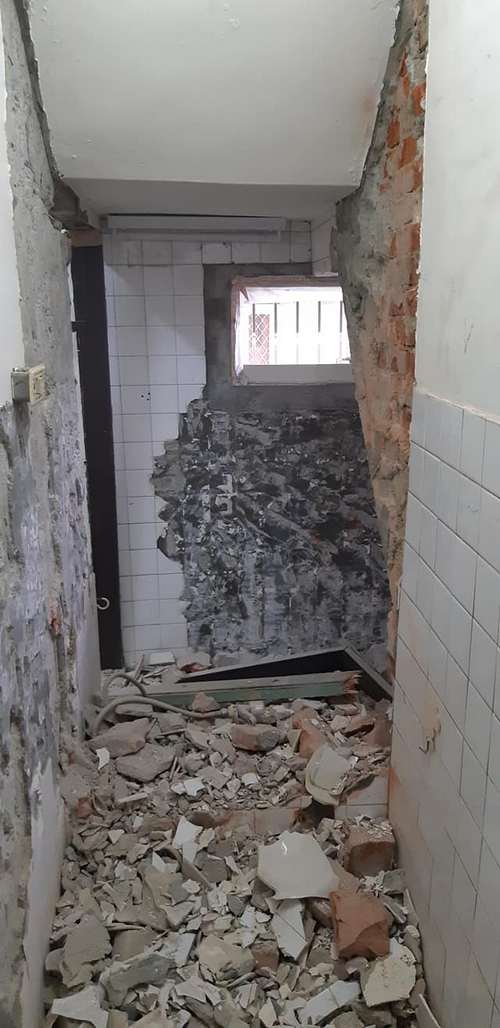 建成街 整修工程，泥作工程 磁磚工程