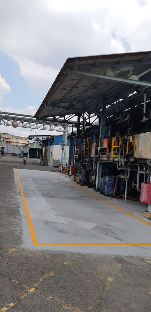 中油研究所2路面切割、機具打除、石塊清運，泥作工程 磁磚工程