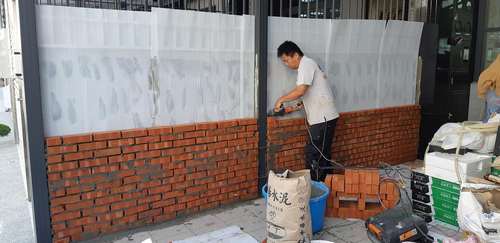 湖仔內 圍牆工程